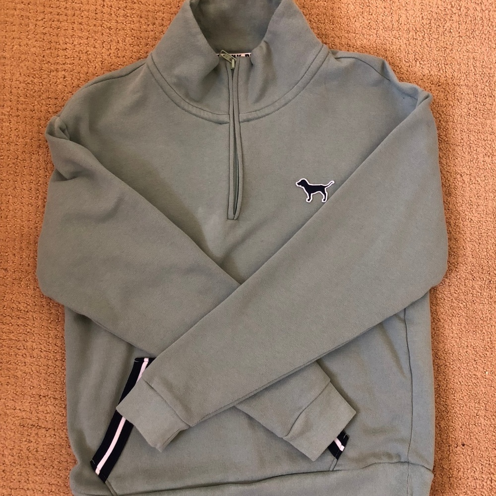 VS Pink Quarter Zip Sweatshirt